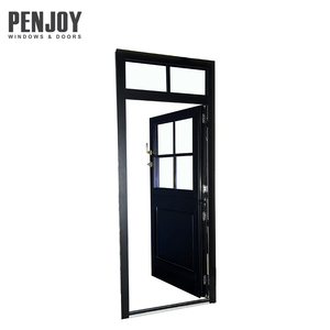 Porta Olandese in Alluminio a Taglio Termico Stile Francese per Giardino e Patio, Porta a Battente - Product Image 2