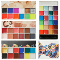 Peinture corporelle et visage pour enfants 12/20/26/32 couleurs, maquillage d'Halloween, qualité minérale sûre pour les festivals et les fêtes