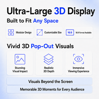Mur vidéo LED 3D passif Bestar avec profondeur immersive, images 8K sans scintillement et taux de rafraîchissement élevé pour les cinémas et les parcs d'attractions