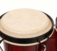 Wholesale Custom Logo Wooden Bongo Drum Kit, Sheepskin Drum Head Hand Percussion for Beginner Student Music Teaching Aid