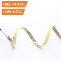 Échantillon gratuit 2.8mm-10mm bande de LED COB RGBCW RGB RGBW 12V/24V bandes lumineuses IP68/IP65/IP67/IP20 évalué 9W 4mm-8mm COB LED éclairage