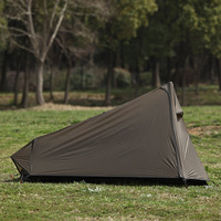 Tente BC ultralégère YX-A4-31 Green Arrow Series, Ripstop, une personne, quatre saisons, double paroi
