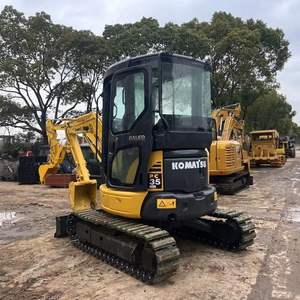 Excavadora Komatsu PC35MR de Segunda Mano, Miniexcavadora Usada de 3 Toneladas, Excavadora de Orugas Komatsu PC 35 MR para Uso Doméstico - Product Image 4