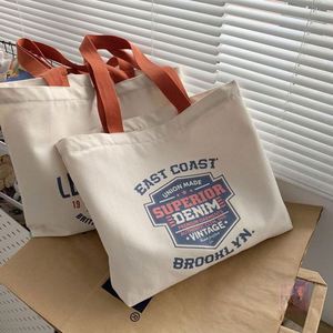 Custom Original European Style Instagram Simple Single-Shoulder Bag Cotton Canvas <b>Mini</b> Korean Style Casual Artistic Student - Product Image 3
