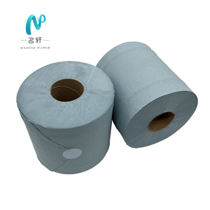 Mingxuan ผ้าเช็ดตัวม้วนสีฟ้าม้วน1ply 150เมตรม้วนกระดาษทิชชู่สีฟ้าเป็นมิตรต่อสิ่งแวดล้อมแบบใช้แล้วทิ้งสำหรับห้องน้ำ - Product Image 1