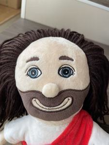 Muñeco <span class=keywords><strong>de</strong></span> Peluche OEM <span class=keywords><strong>de</strong></span> Jesús con Oveja para Regalo Cristiano - Product Image 5