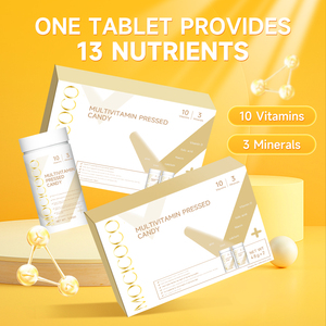 Comprimés <span class=keywords><strong>multivitamin</strong></span>és biologiques MOCICOCO avec 10 vitamines et 3 minéraux pour adultes et adolescents - Product Image 2