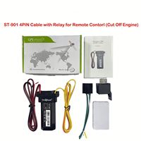 Pelacak GPS Mobil ST901 GSM/GPRS Tahan Air Terbaik untuk Motor dengan Platform Perangkat Lunak Gratis yang Kompatibel dengan Aplikasi PC Android IOS