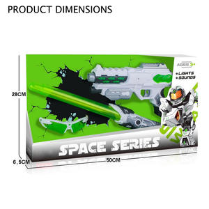 Set di Giocattoli per Bambini con Luce Lampeggiante: Spada, Occhiali <span class=keywords><strong>e</strong></span> Pistola - Product Image 5