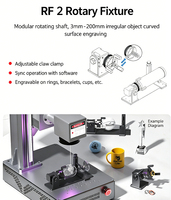 WAINLUX MD18 Module de gravure d'accessoires en 1 Rouleau rotatif laser automatique Mandrin axe Y pour graveur laser Longueur d'onde 450nm Nouveau