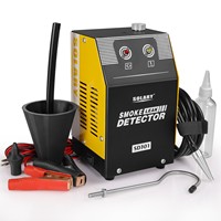 Détecteur de fuite de fumée pour voiture avec accessoires complets, testeur DC12V Jaune OLIVER303S EOUTIL Garantie 1 an XRD-303S AC Schnitzer