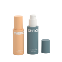50ml blanc carré PET plastique pompe Lotion bouteille presse pompe cosmétiques emballage fournisseur diffuseur vaporisateur soins de la peau sérum