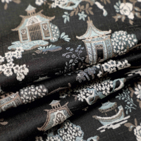 Nouvel Arrivage Tissu Chenille 150D Respirant Écologique Tissé Anti-taches Jacquard Teint en Fil 200 g/m² Moyen pour Filles