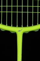 Raquette de badminton professionnelle légère en fibre de carbone de haute qualité avec poignée en PU, écologique, personnalisable OEM pour l'entraînement