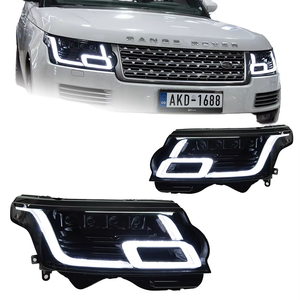 ไฟหน้าสำหรับ Land Range L405 ปี 2013-2017 ชุดไฟหน้า LED อัพเกรดแบบ Matrix DRL พร้อมไฟเลี้ยว Sequential รุ่นที่ 1 เมทริกซ์ ดีอาร์แอล - Product Image 1