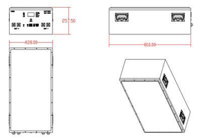 Kit de bricolage à énergie solaire 16S 51.2V boîtier de <span class=keywords><strong>batterie</strong></span> externe sans <span class=keywords><strong>batterie</strong></span> ciblant la <span class=keywords><strong>batterie</strong></span> <span class=keywords><strong>lithium</strong></span>-ion - Product Image 6