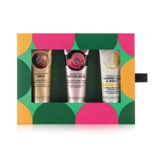 Juego de regalo de lujo Caja de cartón Impresión digital 4C Cajas de base y tapa personalizadas para crema de manos hidratante Loción Jabón de leche de cabra - Product Image 4