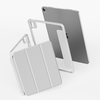 Étui pour tablette détachable en cuir PU étui souple en TPU étui porte-crayon droit pour iPad pro 13 pouces m4 2024