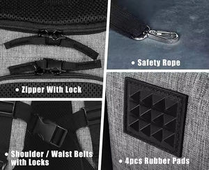 Mochila Transportadora para Mascotas, Perros, Gatos y Cachorros, Ligera, Cómoda, para Viajes al Aire Libre, Mochila Burbuja para Mascotas - Product Image 3