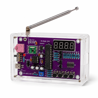 Kit Electrónico de Radio FM DIY, 87-108MHz, Frecuencia Ajustable, Pantalla Digital, Proyecto de Soldadura, Práctica de Soldadura, RDA5807S