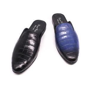 Mules Mocassins Homme en Cuir Véritable Motif <span class=keywords><strong>Serpent</strong></span> à Enfiler - Product Image 2