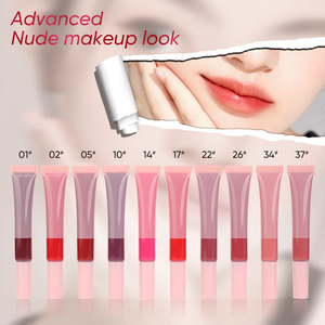 Brillo Labial Personalizado con Logotipo, 10 Colores, Resistente al Agua, Larga Duración, Mate y Brillante, Textura Cremosa, Terciopelo, 24 Horas de Larga Duración, Crema Labial Vegana - Product Image 3