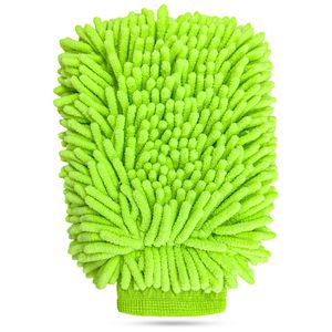 Guante de Lavado de Microfibra Chenille Personalizado, Premium, Antiarañazos - Product Image 1