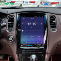 Krando 12.1" Tesla Style GPS Radio Mobil Stereo Android Head Unit untuk Infiniti QX50 EX25 EX35 2010 - 2017 Carplay Layar Sentuh BT