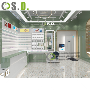 ขาตั้งจอแสดงผลการออกแบบสปอตไลท์ LED สุดหรูตู้โชว์แว่นตากันแดดตู้โชว์การออกแบบห้างสรรพสินค้า - Product Image 6