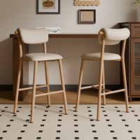 Tabouret de Bar Réglable en Hauteur Antique Industriel Vintage Rustique Retour Cuisine Cuir Métal Bois Rotin Pivotant Chaise Haute Tabouret de Bar