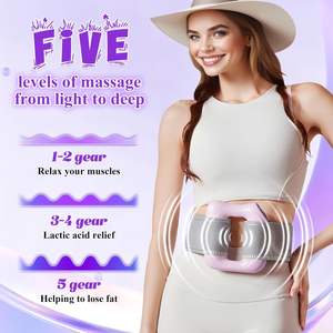 Anillo de Masaje Eléctrico Profesional al por Mayor con Cinturón, 5 Velocidades, Potente, Relajante, Moldea Cuerpo, Cintura y <span class=keywords><strong>Abdomen</strong></span>, Quema Grasa - Product Image 3