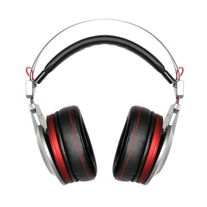 Casque de jeu Siberia K5U avec micro pour PC, casque antibruit, argenté et rouge - Product Image 5