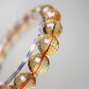 Pulsera de Citrino 100% Natural, Mejora <span class=keywords><strong>la</strong></span> Riqueza, Sanación Espiritual, Calma el Estado de Ánimo, Meditación, Piedra <span class=keywords><strong>Energética</strong></span> <span class=keywords><strong>para</strong></span> <span class=keywords><strong>la</strong></span> <span class=keywords><strong>Protección</strong></span> de los Chakras - Product Image 5