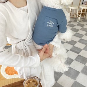 Nouveau pull de loisirs brodé en velours <span class=keywords><strong>allemand</strong></span> pour chiens et chats, collection Printemps/Été, pour <span class=keywords><strong>Pomeranian</strong></span>, Yorkshire Terrier, Bichon Frisé et petits chiens de compagnie - Product Image 2