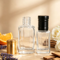 Bouteilles d'huile d'encens vides en gros avec logo, bouteilles d'huile d'agarwood de style arabe avec boîtes d'emballage personnalisées