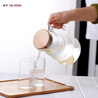 Pot de boisson en verre fait main résistant à la chaleur en forme de gourde de nouveau design