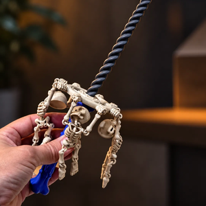 Custom 3D Printed Fidget <b>Toy</b>, Spinning Magic Skull Wand, <b>Stress</b> <b>Relief</b> Gift for Office & Study, Fun Creative Present - Product Image 4
