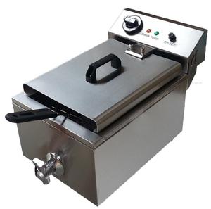 Équipement de cuisine GRT-<span class=keywords><strong>E10L</strong></span> friteuse électrique commerciale de 10 litres avec robinet d'huile - Product Image 2