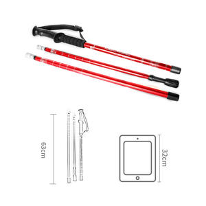 אור טיולים אלומיניום הובנה ידיות, מותאם אישית נורדי הליכה טרקים קטבים/ - Product Image 3