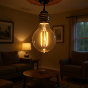 Bombilla LED Edison E26 Blanco Cálido G30 Lámpara de Filamento de Vidrio para Iluminación Residencial - Product Image 2