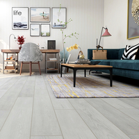 Plancher stratifié HDF 8 mm de Chine avec couche anti-usure AC3, système de pose par clic, design imitation bois