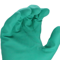 Gants de travail MaxiTough en néoprène texturé avec revêtement en nitrile, couverture complète, manipulation de produits chimiques, antidérapants, imperméables, gants de sécurité
