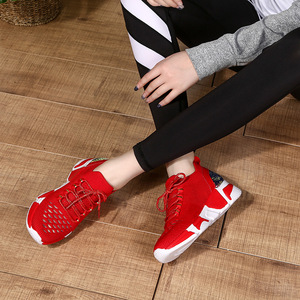 Nueva Llegada YGY Primavera Verano Zapatos Cómodos de Baile Cuadrado para <span class=keywords><strong>Mujer</strong></span> con Suela Blanda, Cordones y Transpirables - Product Image 2