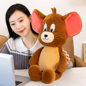 Peluche de <span class=keywords><strong>Tom</strong></span> <span class=keywords><strong>y</strong></span> <span class=keywords><strong>Jerry</strong></span> simulado, muñeco de peluche con forma de pie, juguete de peluche al por mayor para máquina de garra con monedas, Día de San Valentín - Product Image 3