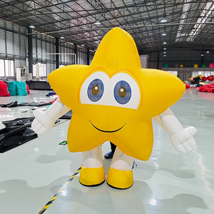 Costume gonflable personnalisé de mascotte étoile pour <span class=keywords><strong>adulte</strong></span>, idéal pour le cosplay, les festivals, Halloween, Noël <span class=keywords><strong>et</strong></span> les fêtes – Adorable déguisement gonflable - Product Image 5