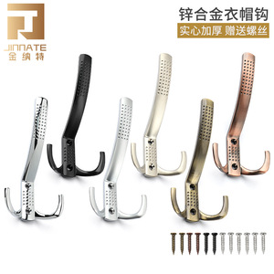 Kinnat Robe Hook Polished Stainless Steel Single Hook Vintage Style Anti Corrosion Bathroom Door Hook - Product Image 5