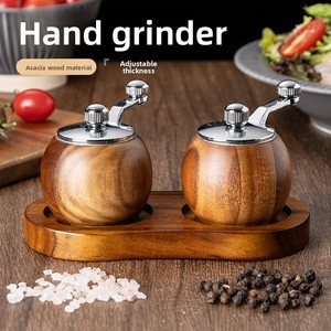 <span class=keywords><strong>Moulin</strong></span> à épices personnalisé avec logo, <span class=keywords><strong>moulin</strong></span> à <span class=keywords><strong>poivre</strong></span> et à sel avec <span class=keywords><strong>manivelle</strong></span>, réglage de la grosseur, mini outil de cuisine multifonctionnel - Product Image 3