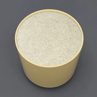 Sous-verres ronds et carrés en feutre découpé au laser coloré de 10 cm avec napperons en feutre en forme de support pour une utilisation en gros