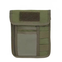 Sac de poitrine tactique imperméable avec porte-cartes RFID, pochette Molle, porte-documents et passeport avec cordon pour la chasse en extérieur