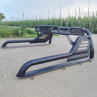 Arceau de sécurité universel en acier noir avec panier de chargement, barre sport robuste pour Hilux Navara Ranger D-Max 4x4